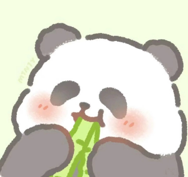 Gấu panda dễ thương cực xinh trong avatar
