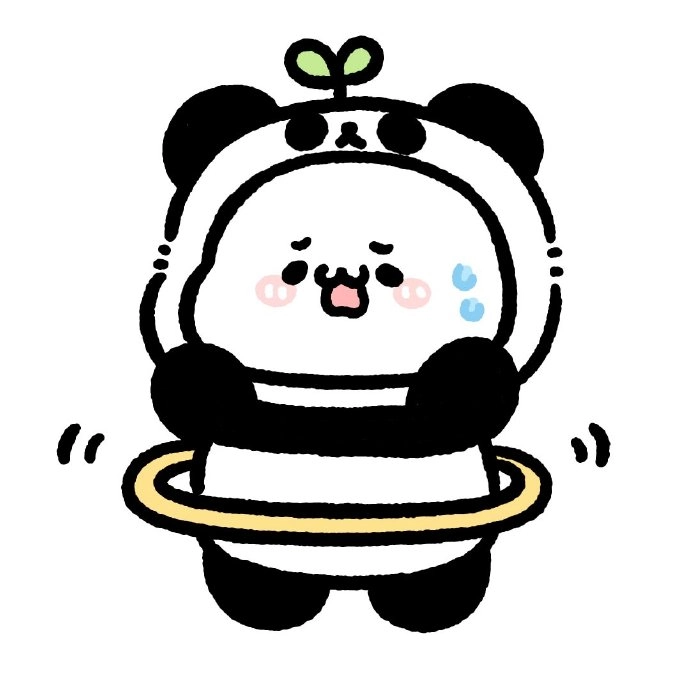 Gấu panda trong avatar mang đến sự vui tươi
