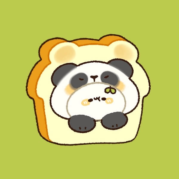 Gấu trúc avatar cute tạo nét đặc trưng cho phong cách