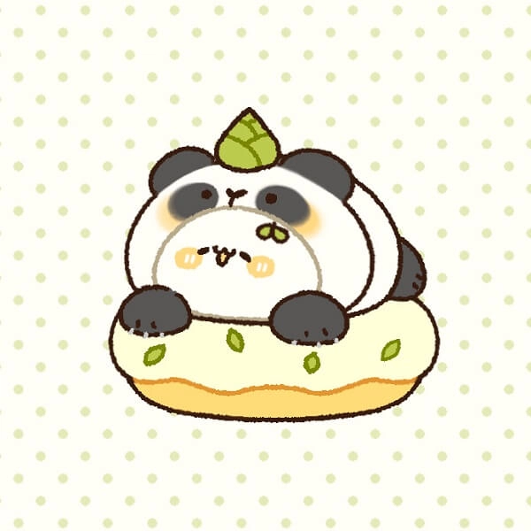 Gấu trúc avatar cute mang đến sự dễ thương ngọt ngào
