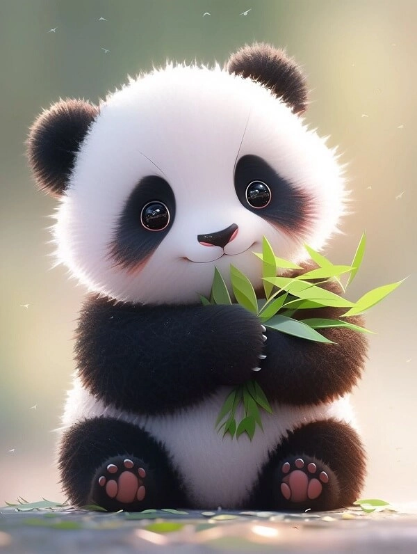 Ảnh đại diện con gấu cute giúp người dùng thêm dễ thương