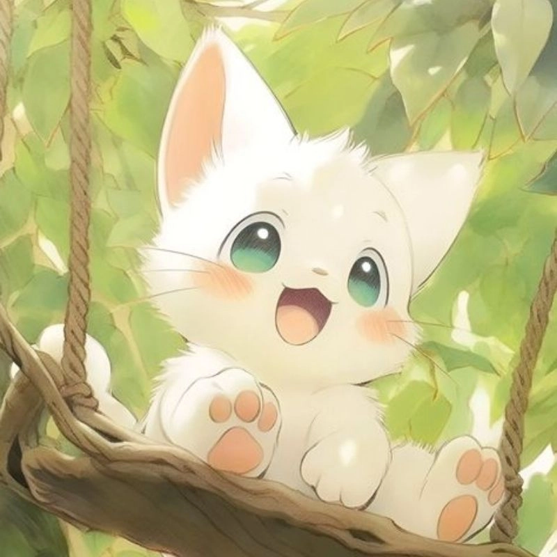 Ảnh avatar mèo dễ thương ngọt ngào quá
