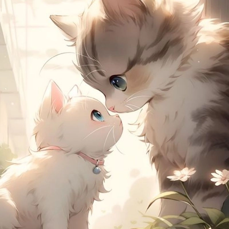 Avatar hình mèo cute quá sức đáng yêu
