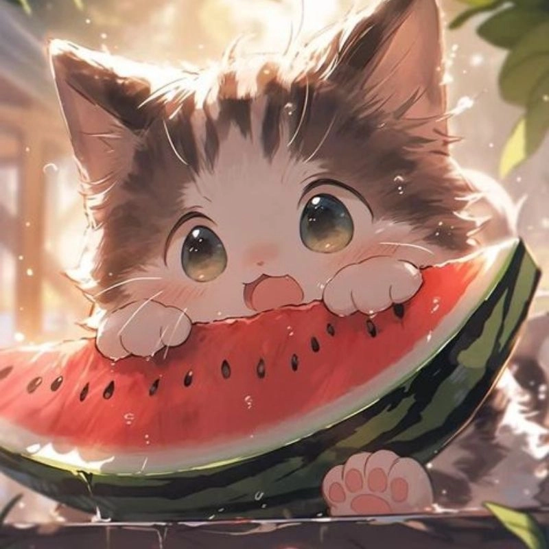 Hình mèo avatar nét ngây thơ đáng quý