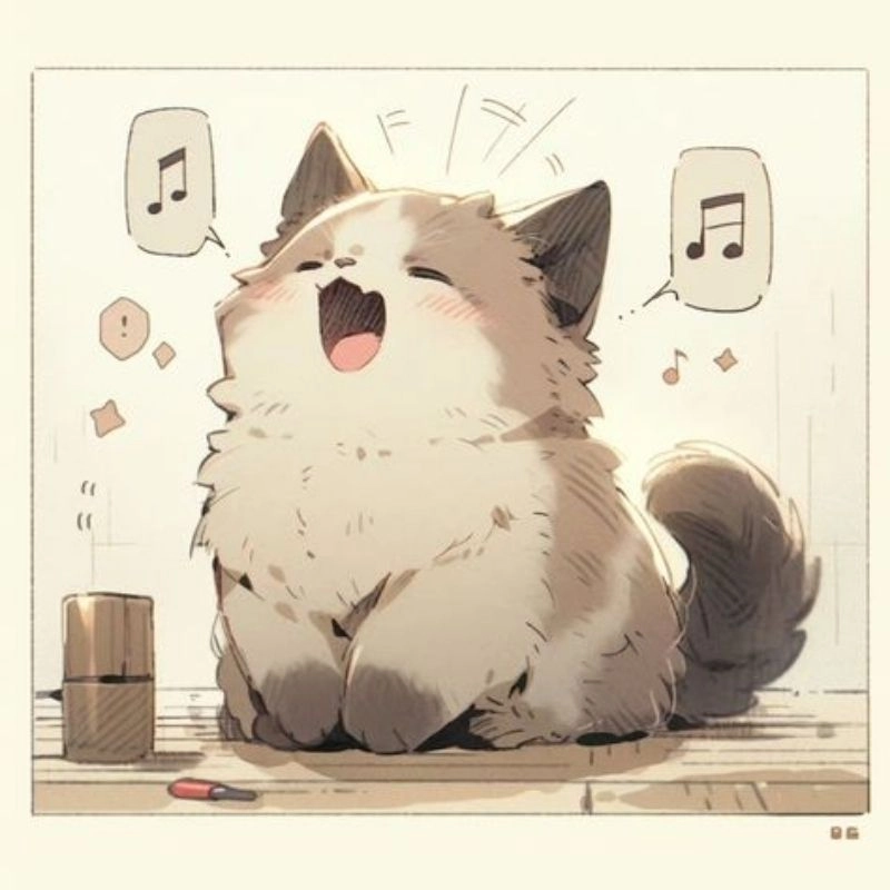 Hình ảnh avatar mèo ngộ nghĩnh đáng yêu