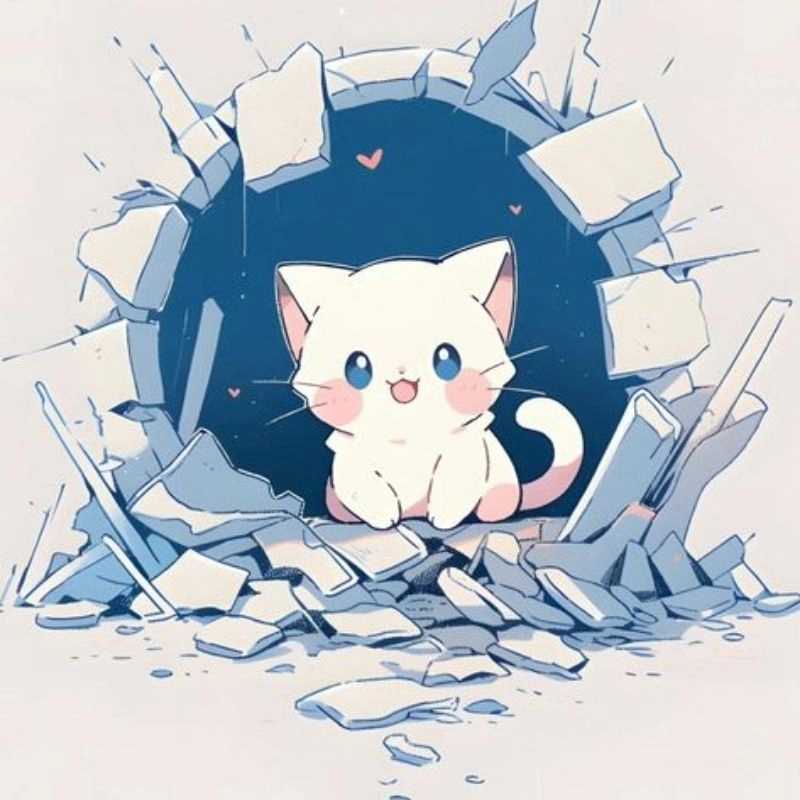 Ảnh mèo cute avatar nổi bật trên mạng
