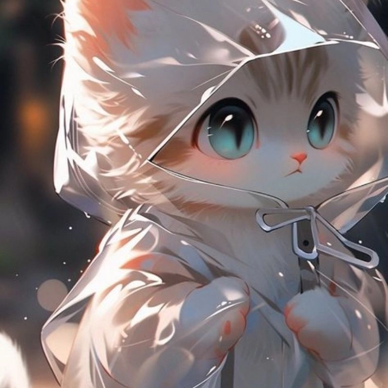Ảnh đại diện con mèo cute đáng yêu quá