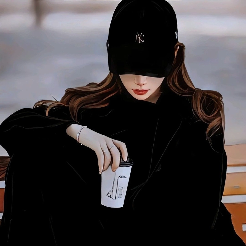 Avatar nữ xinh thể hiện vẻ đẹp thanh thoát