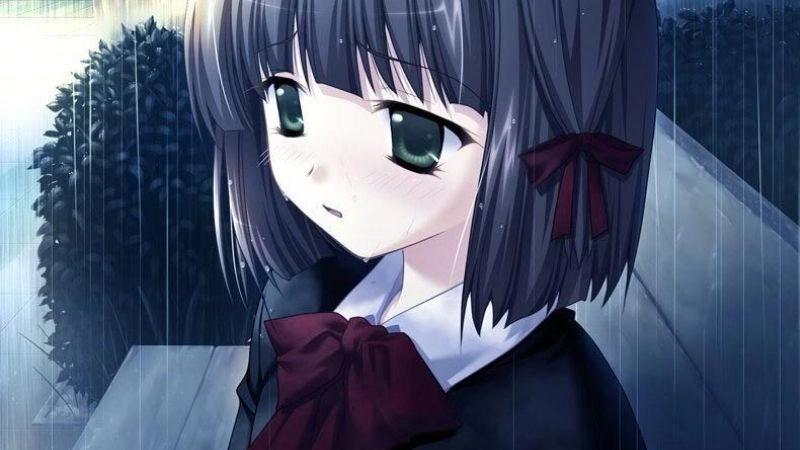 Avatar anime nữ buồn ánh nhìn trống rỗng