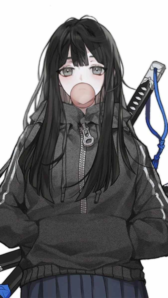 Ảnh avatar anime nữ ngầu phong cách dẫn đầu