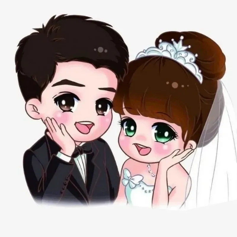 Chibi cute cặp đôi siêu xinh khiến tim loạn nhịp