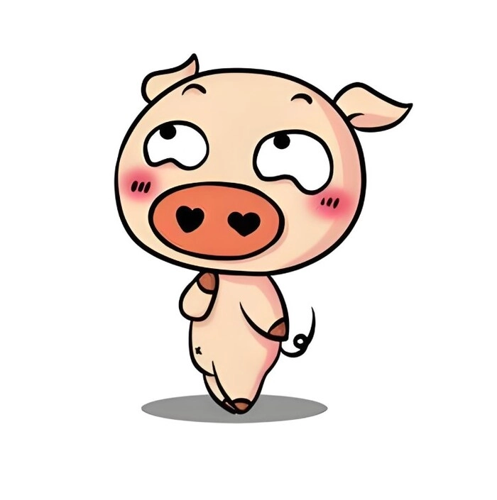 Chibi con heo đáng yêu như nhân vật truyện tranh