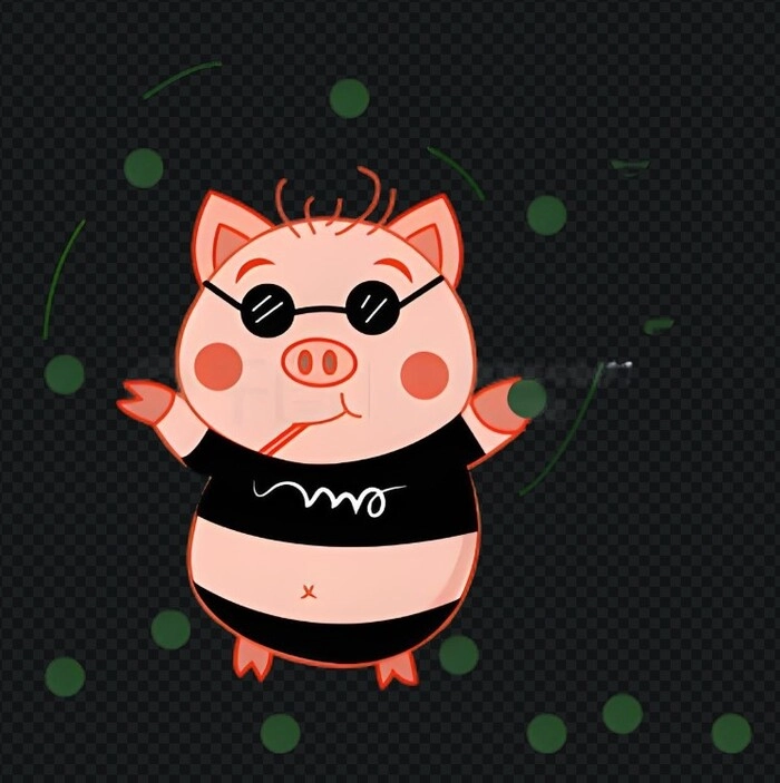 Hình chibi con heo đáng yêu như bước ra truyện cổ