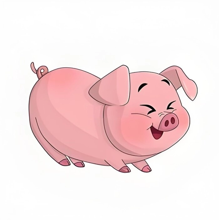 Ảnh heo chibi cute dùng làm avatar cực hợp