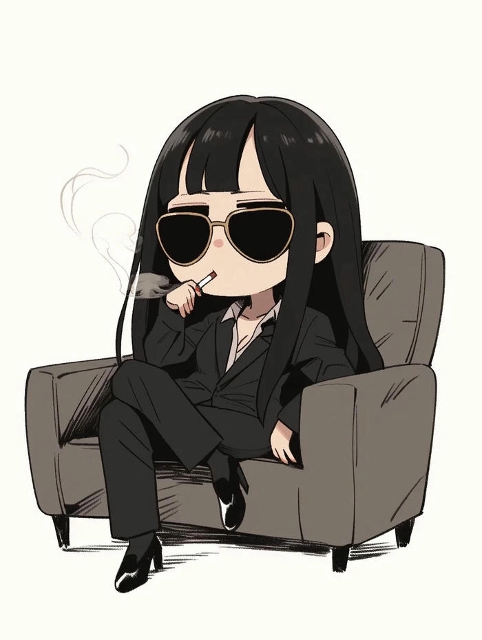 Ảnh avatar anime nữ ngầu toát vẻ cool ngầu
