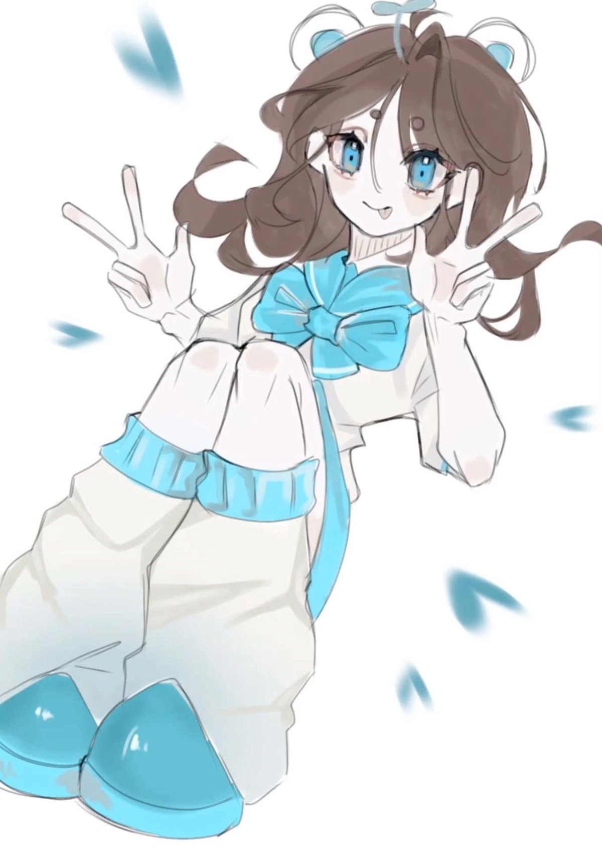 Hình nền Simmy chibi lung linh và rực rỡ