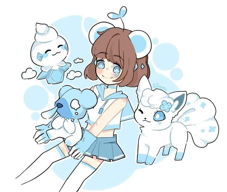 Hình vẽ Simmy cute mang phong cách cổ tích