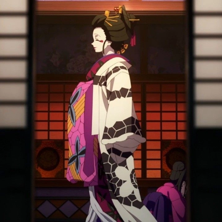 Daki Demon Slayer anime nữ quỷ nổi bật khu Phố Đèn Đỏ