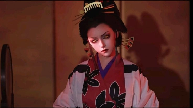 Cosplay Daki Kimetsu no Yaiba kimono lộng lẫy ấn tượng