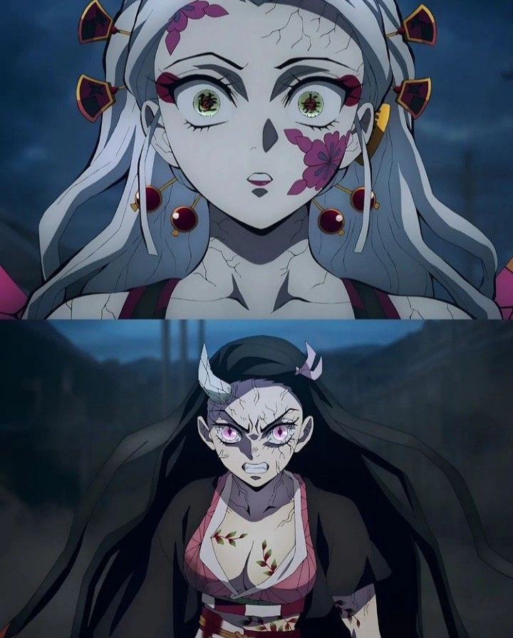 Kimetsu no Yaiba Nezuko vs Daki Nezuko bùng nổ sức mạnh