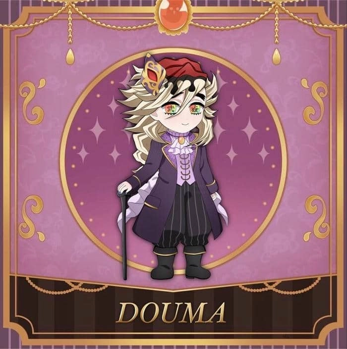 Vẽ Douma chibi sáng tạo hình ảnh ác quỷ dễ thương