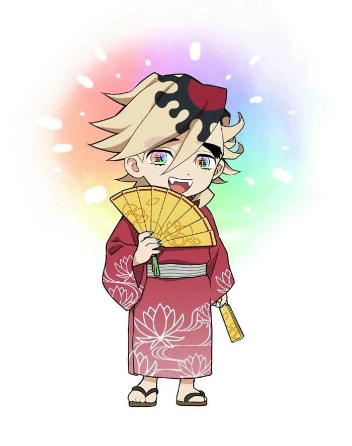 Cách vẽ Douma chibi hướng dẫn tạo hình ngộ nghĩnh