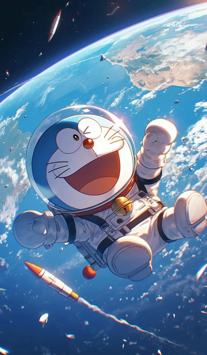 Hình nền Doraemon cho iPhone tinh nghịch