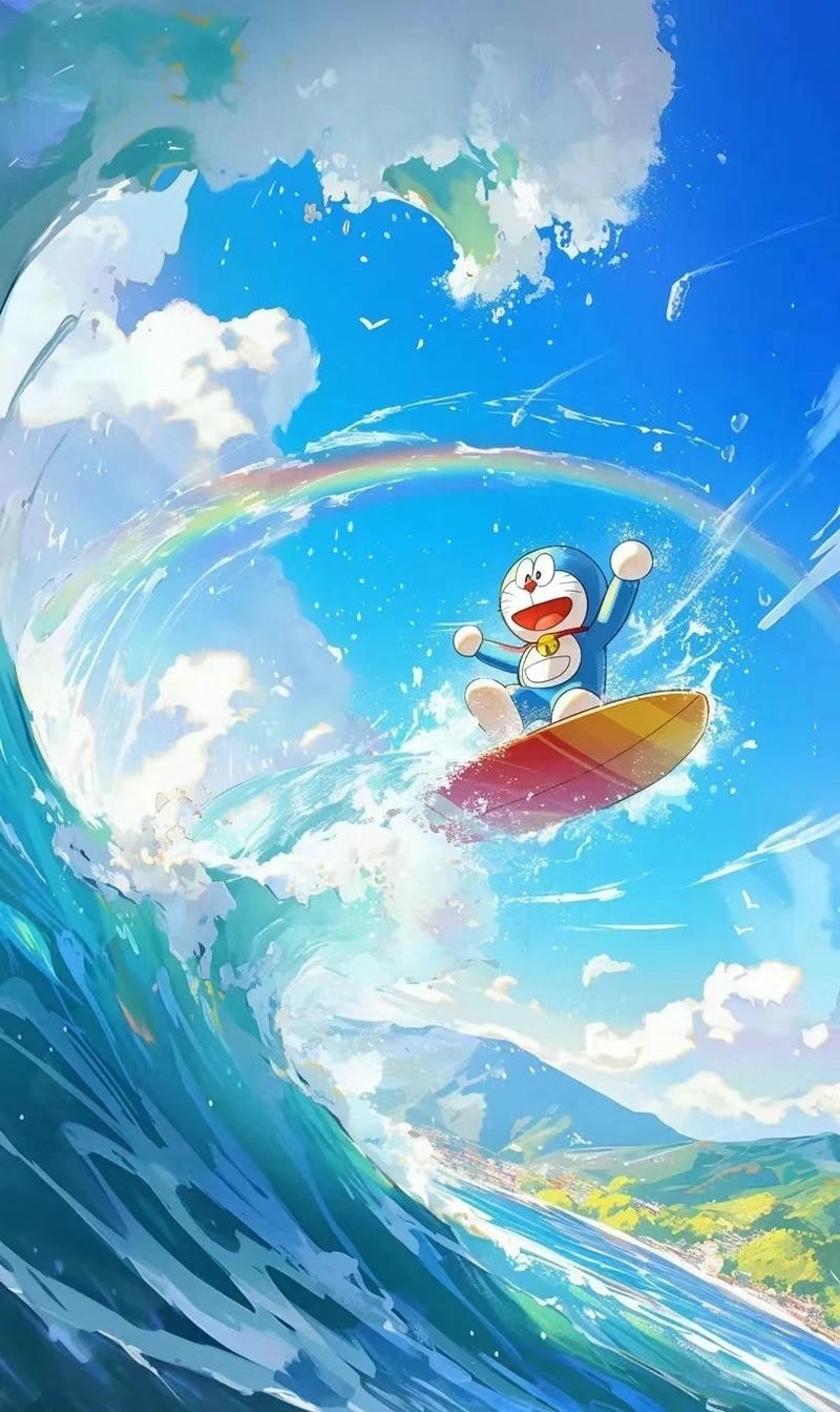 Hình nền đt Doremon tươi tắn