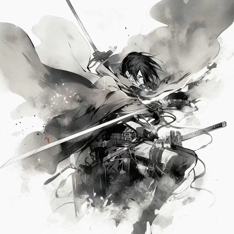 Eren in Attack on Titan thể hiện ý chí mạnh mẽ