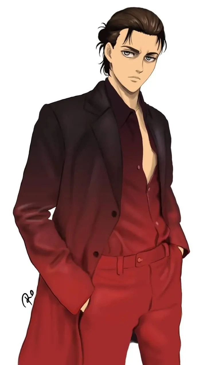 Eren ngầu với biểu cảm và hành động quyết đoán