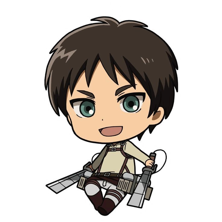Eren chibi tạo nét đáng yêu, dễ thương
