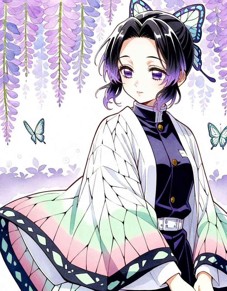 Fanart Shinobu tác phẩm nghệ thuật về Trùng Trụ