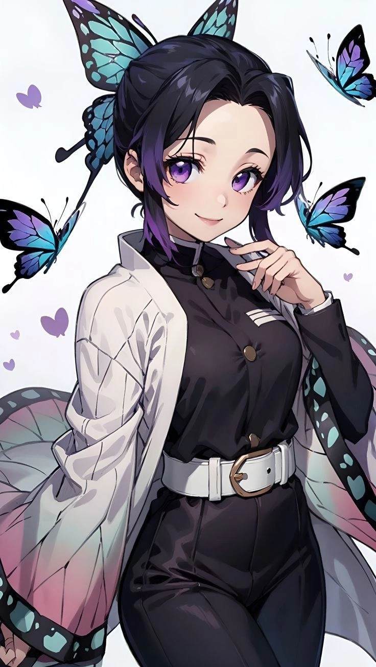 Shinobu fanart modern Shinobu với phong cách hiện đại