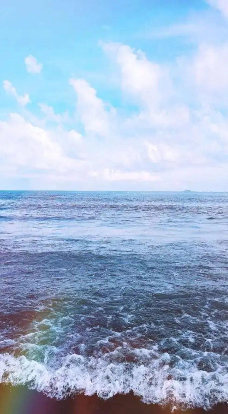 Hình nền điện thoại xanh nước biển thanh thoát