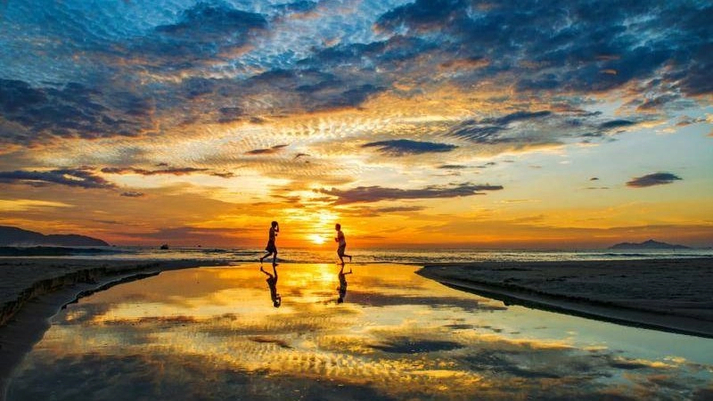 Hình nền biển cute đáng yêu thư giãn