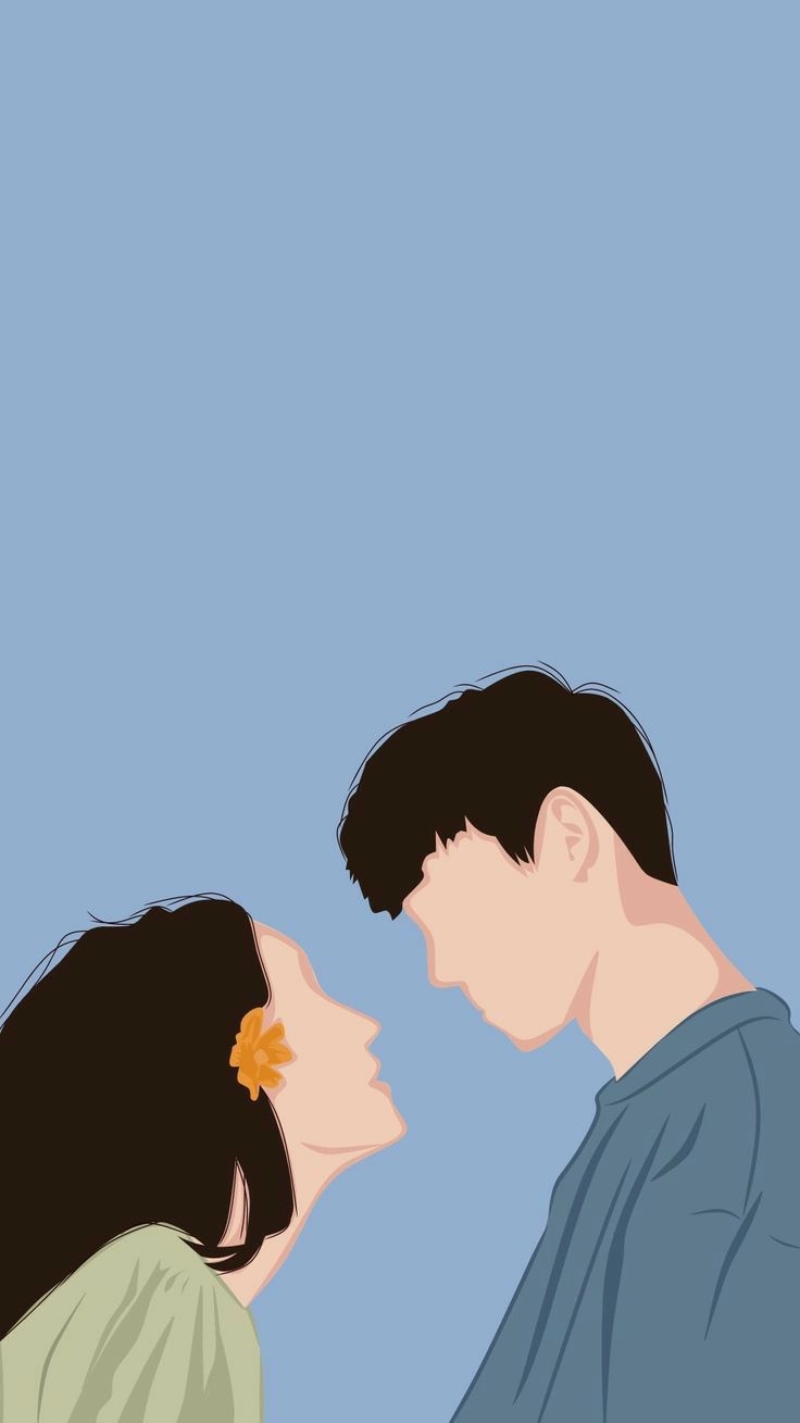 Hình nền cặp đôi anime đầy cảm xúc