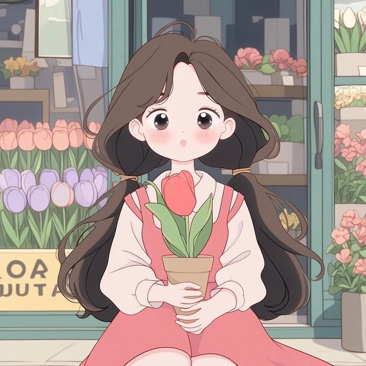 Ảnh nền chibi cực đáng yêu không thể rời mắt