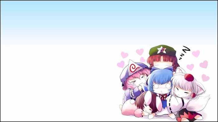Hình nền chibi dễ thương cho máy tính cực ngọt