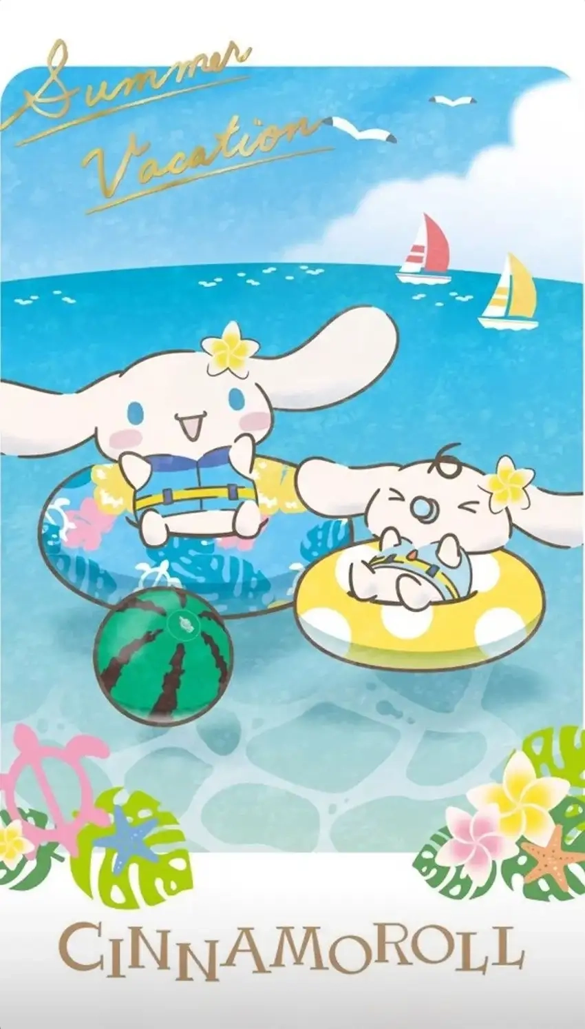 Ảnh Cinnamoroll hình nền điện thoại