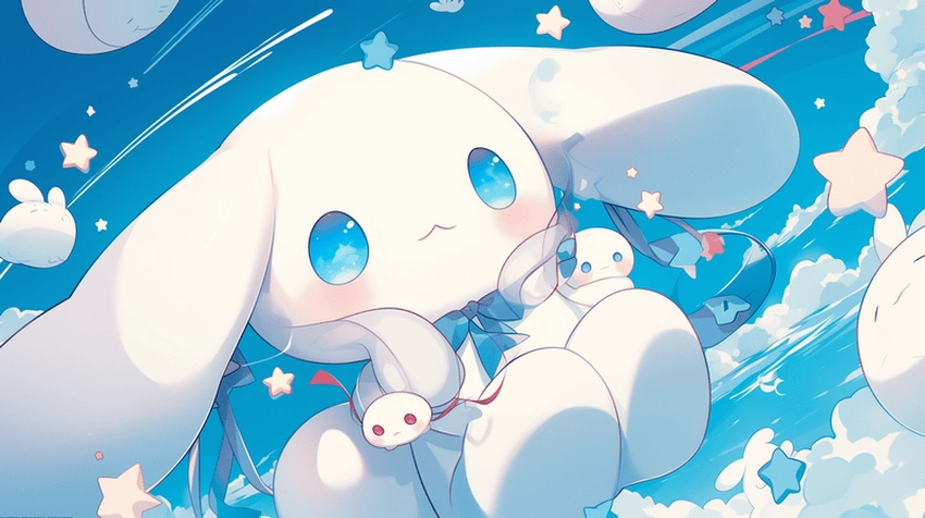 Cinnamoroll hình nền đáng yêu tinh khôi