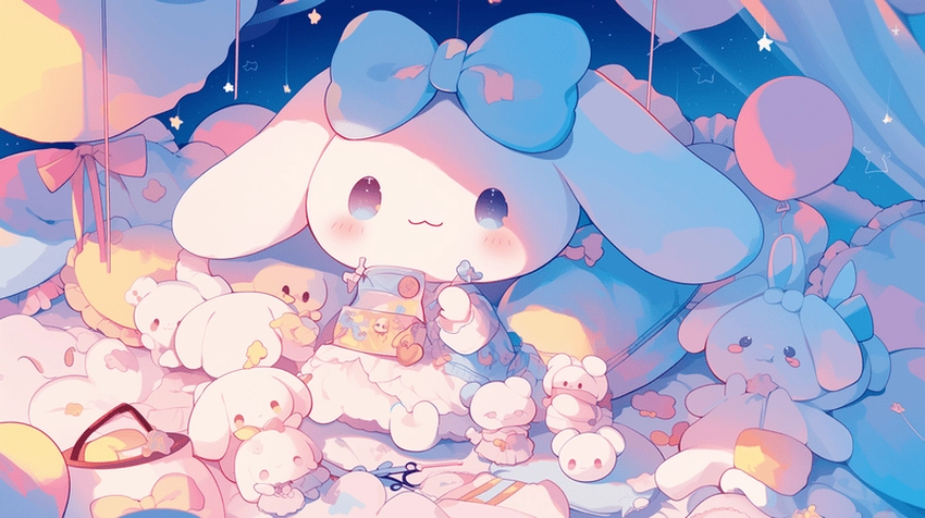 Hình nền Cinnamoroll cute dịu dàng