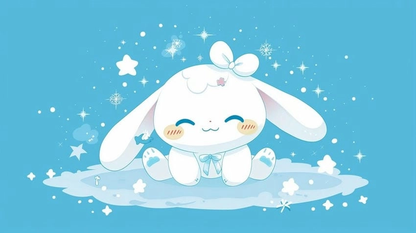 Hình nền Cinnamoroll và Melody tinh khôi