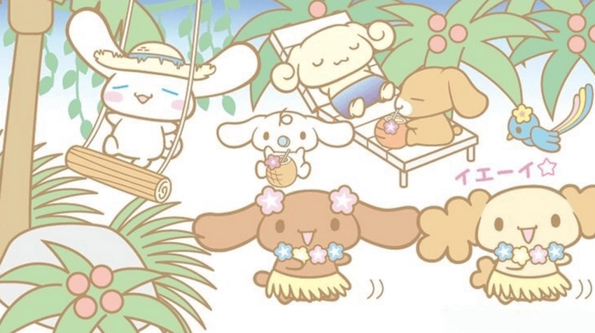 Hình nền Cinnamoroll chibi siêu dễ thương