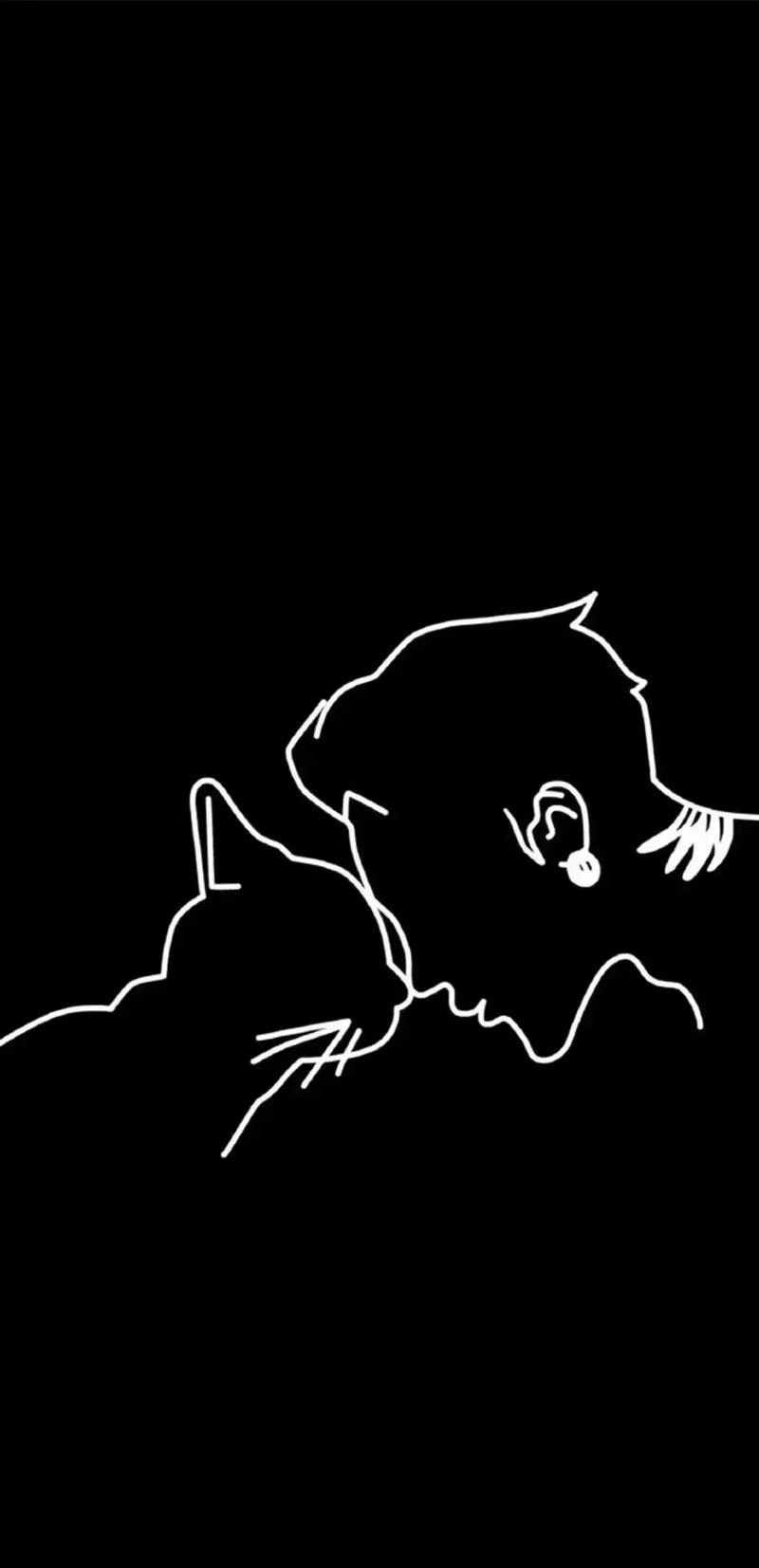 Hình nền điện thoại nền đen tạo cảm giác bí ẩn sâu sắc