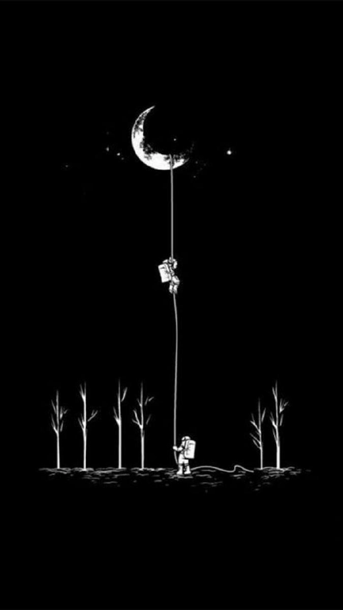 Ảnh buồn nền đen đặc quánh những suy nghĩ giằng xé