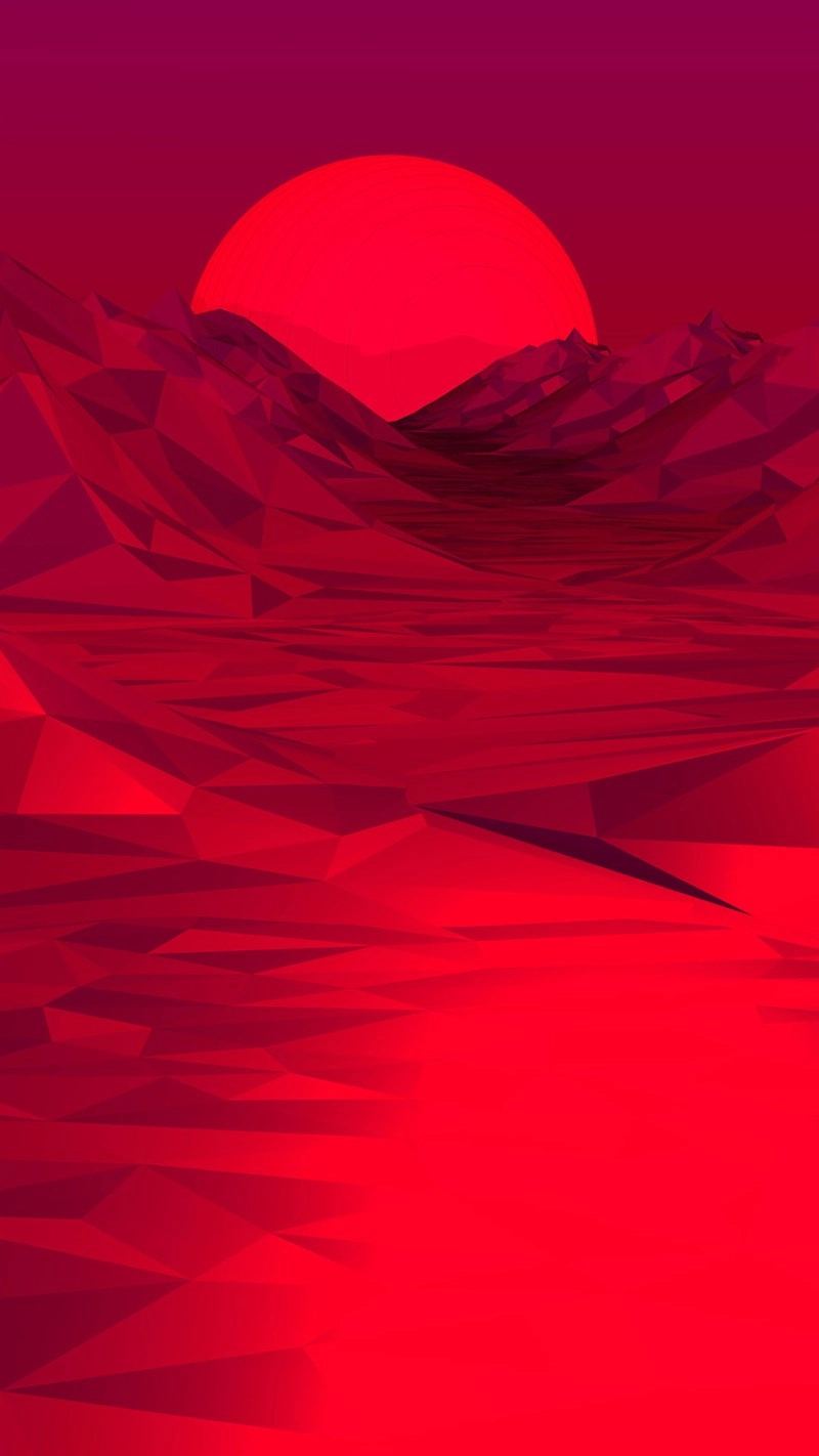 Hình nền điện thoại màu đỏ đẹp cho ngày mới