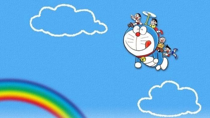 Hình nền Doremon siêu cute cho máy tính
