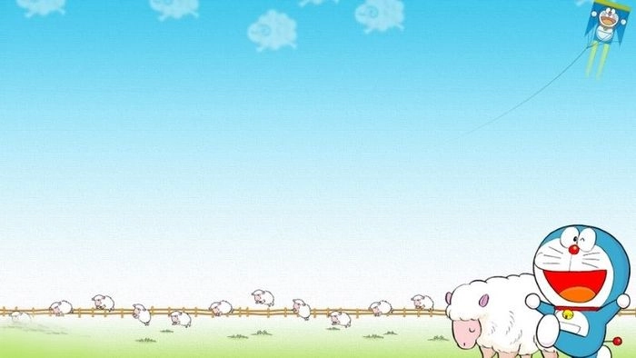Doraemon hình nền cute đầy sắc màu