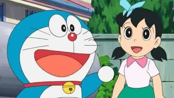 Hình nền hình Doraemon tinh nghịch