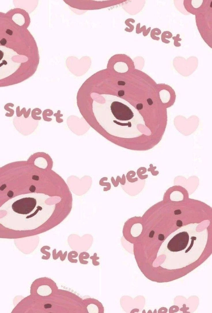 Hình nền đẹp gấu dâu tinh tế ấn tượng